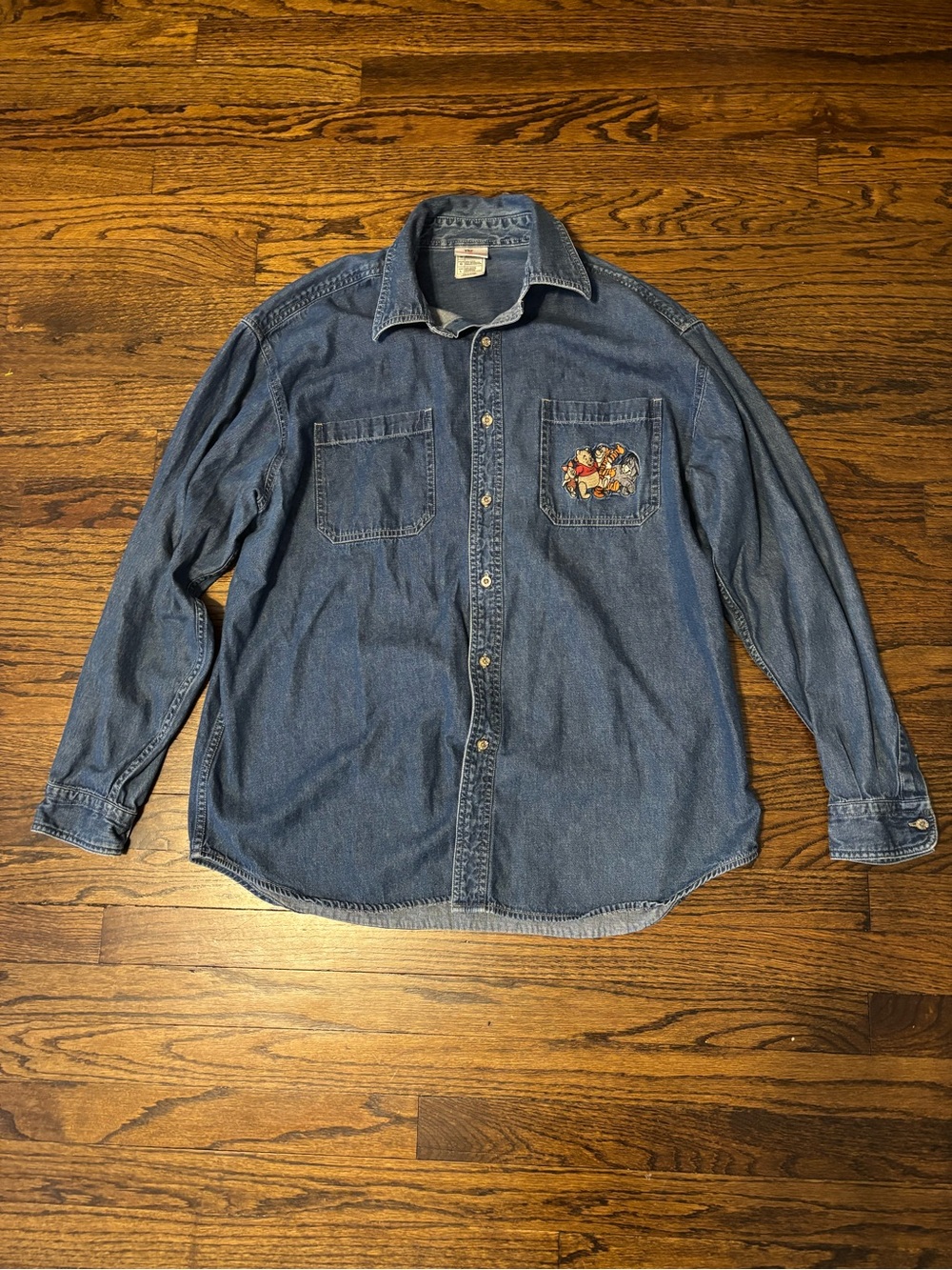 Winnie the Pooh Friends Cotton Disney Store Button Down